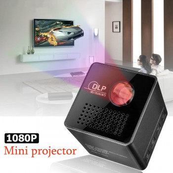 P1+ WIFI Mini Projector for Pocket Size Smart Micro Proyector 30 Lumens Good quality Support TF USB