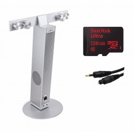 Astellamp;Kern AK T1 Ultimate All-In-One Sound System (White) with Optical Connection Kit