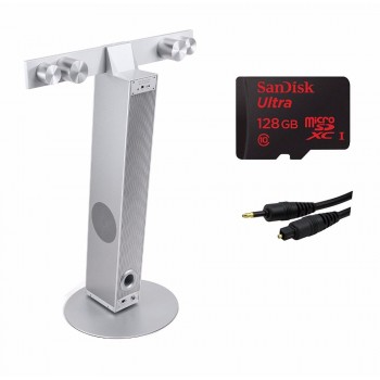 Astellamp;Kern AK T1 Ultimate All-In-One Sound System (White) with Optical Connection Kit