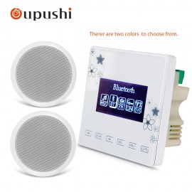 OUPUSHI  A0 Super cheap and Good quality ceiling speaker and mini amplifier use to PA system;  Home background music home audio
