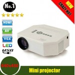 UNIC UC30 HD mini LED projector / Native 640X480 / Support HDMI / Three Glasses lenses/ 150 lumens With Remote Controller