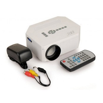 UNIC UC30 HD mini LED projector / Native 640X480 / Support HDMI / Three Glasses lenses/ 150 lumens With Remote Controller