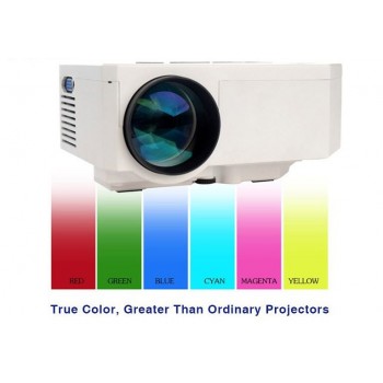 UNIC UC30 HD mini LED projector / Native 640X480 / Support HDMI / Three Glasses lenses/ 150 lumens With Remote Controller
