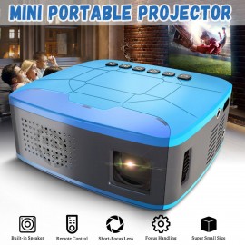MINI Projector 680Lumens 1920x1080P LED Portable HD Beamer for Home Cinema Supports powerd by power bank