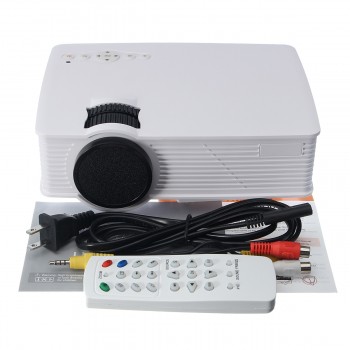 Thinyou GP-9 Projector White 3000 Lumens portable Projector  ISO Portable LED Projector 1080p Full HD video Home Theatre System