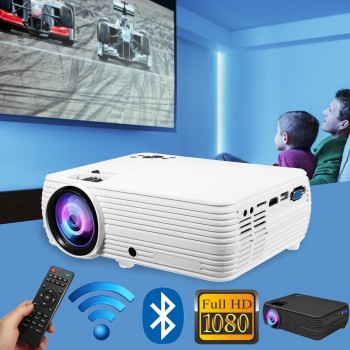 HOT X5 LCD Projector Home Cinema Theater Movie wifi Bluetooth LED Proyector HD Projectors AV Support 1080P 7000 Lumens