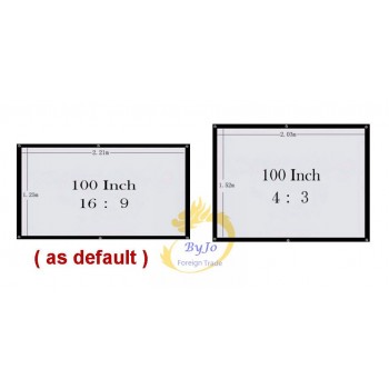 Poner Saund LED96 wifi led projector 3D With curtain and bracket HDMI Video Multi screen Home theater system 3D projetor bt96