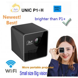 UNIC P1+H Mobile Projector P1 + H Pocket Home Movie Projector Proyector Beamer Mini DLP projector mini projector Better than P1+