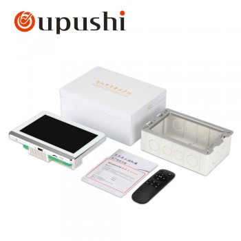 Home Audio video music system,Bluetooth digital stereo amplifier,7 touch screen in wall amplifier, Home Theater Digital Cinema