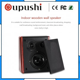 Oupushi CL314  PA system wall mount speakers audio wooden indoor wall speaker Music systems loudspeaker for low bass
