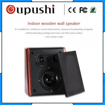 Oupushi CL314  PA system wall mount speakers audio wooden indoor wall speaker Music systems loudspeaker for low bass
