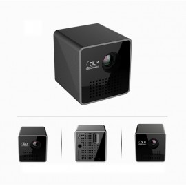 P1+ WIFI Wireless Pocket LED Pico DLP Mini Projector,Smart Micro Miracast DLNA Airplay Video Projector with Battery