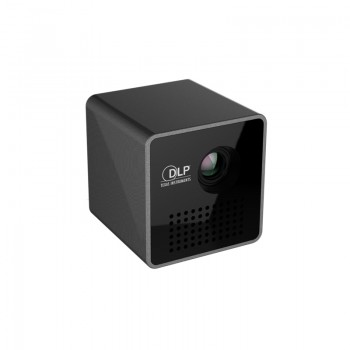 P1+ WIFI Wireless Pocket LED Pico DLP Mini Projector,Smart Micro Miracast DLNA Airplay Video Projector with Battery