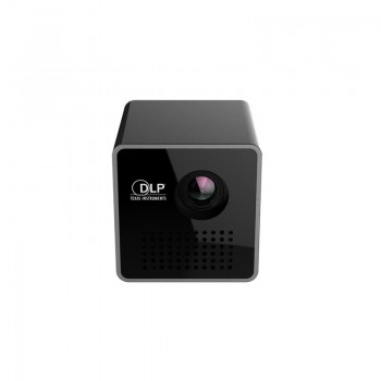 P1+ WIFI Wireless Pocket LED Pico DLP Mini Projector,Smart Micro Miracast DLNA Airplay Video Projector with Battery
