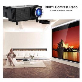 VBESTLIFE Portable Mini Projector Home Cinema Theater Movie LED Projector Digital Proyector HD Projectors HDMI USB AV 1080*1920