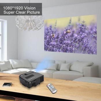 VBESTLIFE Portable Mini Projector Home Cinema Theater Movie LED Projector Digital Proyector HD Projectors HDMI USB AV 1080*1920
