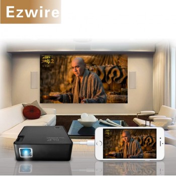 ByJoTeCH P2 HD DLP 1920*1080 portable projector Built-in battery With EZcast Wireless Multi screen interactive