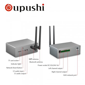 OUPUSHI CL304 20W WIFI bluetooths wall mounted speaker Online Shopping Active Home Theater Speaker System On-wall Speaker
