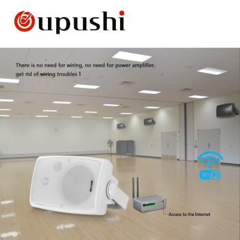 OUPUSHI CL304 20W WIFI bluetooths wall mounted speaker Online Shopping Active Home Theater Speaker System On-wall Speaker