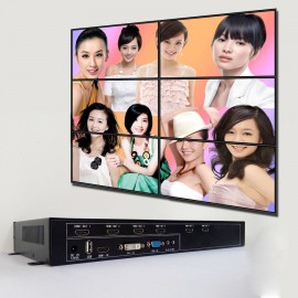 3x2 hdmi video wall controller for lcd video wall hdmi output vga dvi hdmi usb input