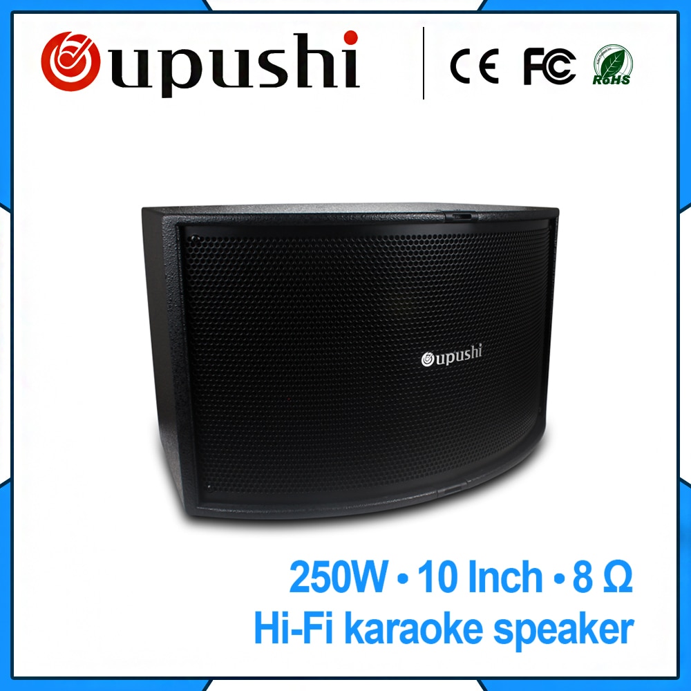 oupushi KB10 10 inch professional speaker 250W Conference audio and karaoke pro audio king karaoke