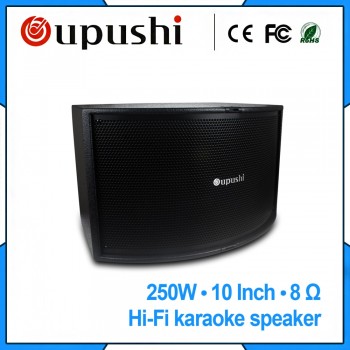 oupushi KB10 10 inch professional speaker 250W Conference audio and karaoke pro audio king karaoke