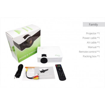 ByJoTeCH GP-9 Projector Mini LED projector Full HD Portable Home theater projector LCD Video proyector HDMI GP9
