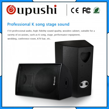 OUPUSHI F10 250W 10 inch speaker  karaoke floor standing speaker