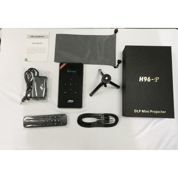 ByJoTeCH H96-P Projector 2G 16G S905 Mini Portable pocket Projector DLP Projector Android proyector Home theater system H96P