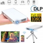 P8S DLP Linux OS for Pocket HD Portable Micro WIFI  Mini LED DLP Projector with Battery HDMI USB
