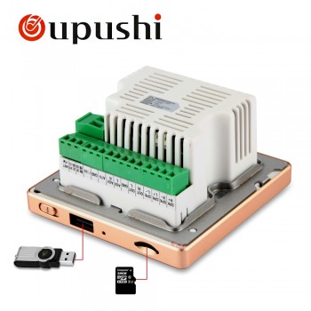 OUPUSHI A3 Wall home theater mini system wall amplifier with Bluetooth SD USB socket