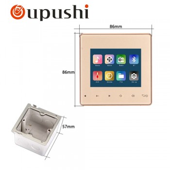 OUPUSHI A3 Wall home theater mini system wall amplifier with Bluetooth SD USB socket