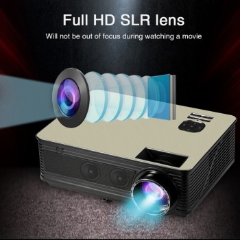 HD Projector TD86 5500 Lumen Android 6.0 WiFi Bluetooth Projector (Optional) for Full HD 1080P LED TV Video Projector