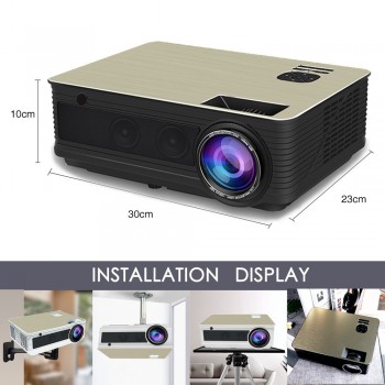 HD Projector TD86 5500 Lumen Android 6.0 WiFi Bluetooth Projector (Optional) for Full HD 1080P LED TV Video Projector