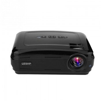 1080P Home Theater Projector Stereo Surrounding Sound 16.7K HD Projector 3000:1 Supprots AVVGAUSB SD card HDMI TV EU Plug