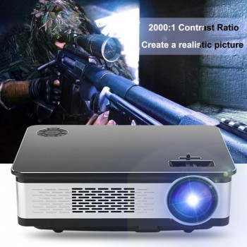 Mini Mobile Wireless 2.5G 5G/Wifi TF Card 16G Portable Projector Pocket Home Movie Projector Smart Home Theater DLP Projector