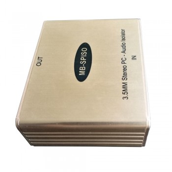 Ground Loop Noise Isolator for Car Audio Home Stereo System with 3.5mm Stereo Audio Isolation