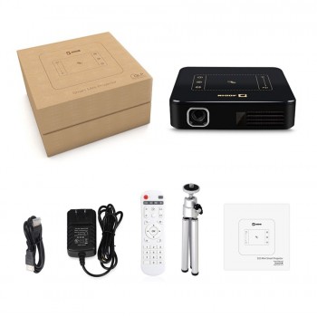 Android 7.1.2 Pocket Mini Projector D13 4K Smart TouchPad Pico DLP Portable LED WIFI 2.4G/5G Bluetooth 4.0 Home Theater