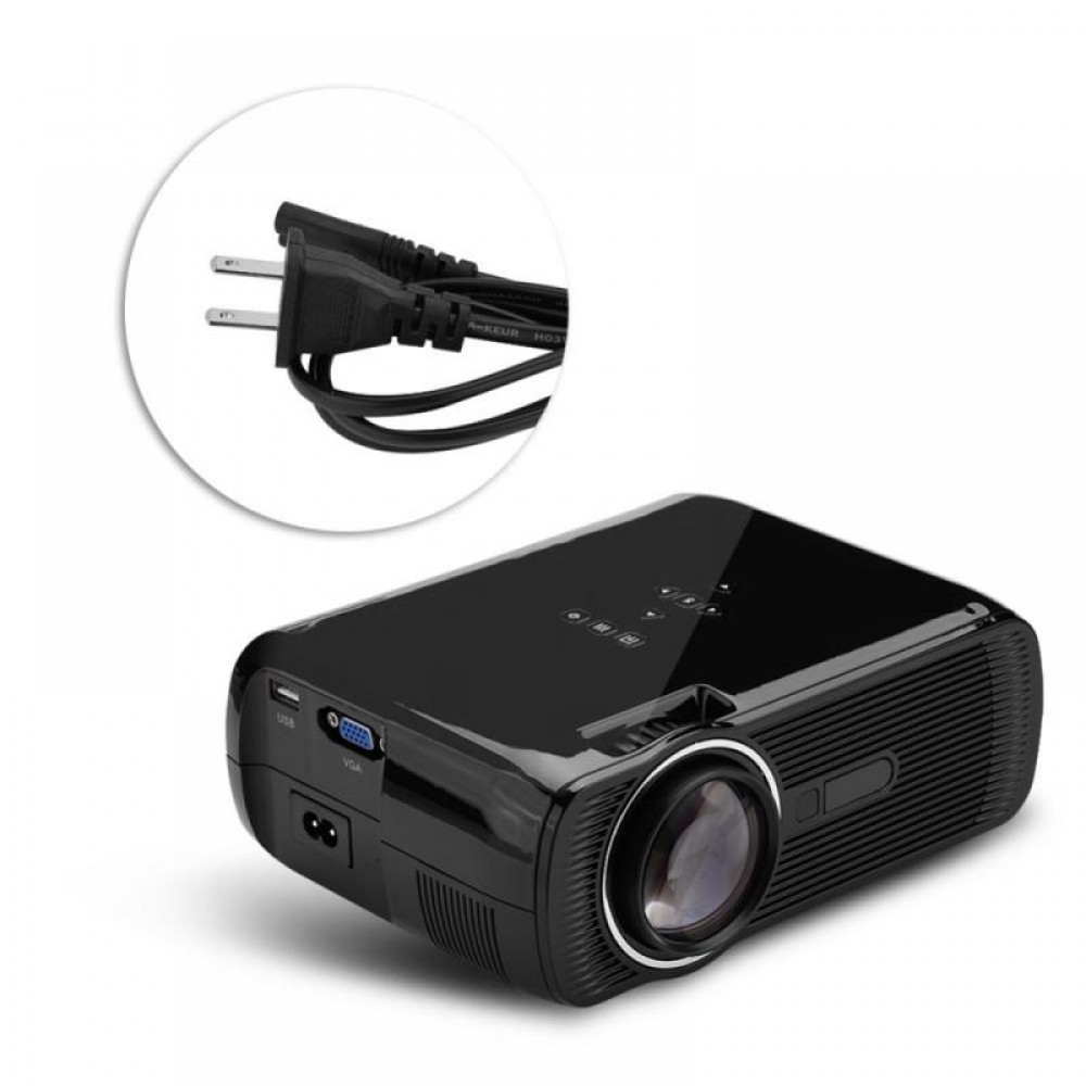 Mini Home Theater 1080P Full HD HDMI Bluetooth WIFI LED Projector Video Media Player Black US