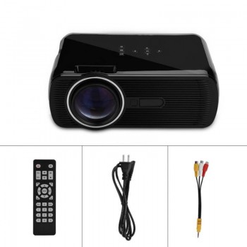 Mini Home Theater 1080P Full HD HDMI Bluetooth WIFI LED Projector Video Media Player Black US