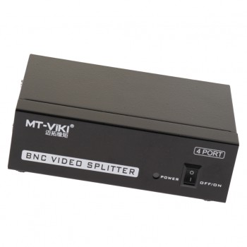 1In 4Out BNC Video Splitter Box Distributor Adapter for Video Monitor System