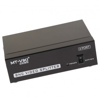 1In 4Out BNC Video Splitter Box Distributor Adapter for Video Monitor System