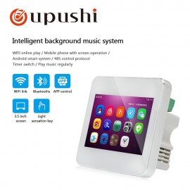 86  Home Office Hotel Store Audio visual in wall background music controller A5 Bluetooth digital home theater cinema system
