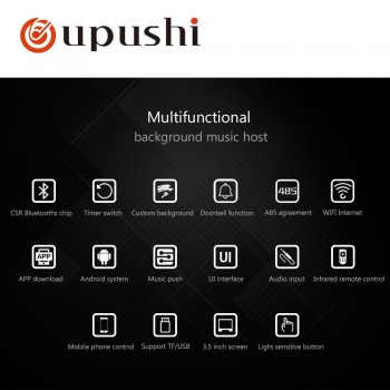 86  Home Office Hotel Store Audio visual in wall background music controller A5 Bluetooth digital home theater cinema system