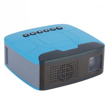 500lm LCD Micro Projector 1080P HD Video Projector with Optical Trapezium Adjustment Micro Projectors 2019