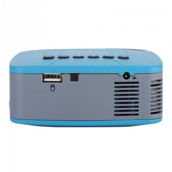 500lm LCD Micro Projector 1080P HD Video Projector with Optical Trapezium Adjustment Micro Projectors 2019