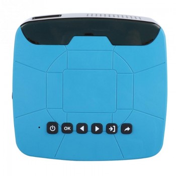 500lm LCD Micro Projector 1080P HD Video Projector with Optical Trapezium Adjustment Micro Projectors 2019