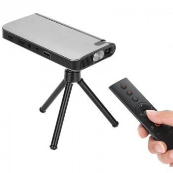 Portable DLP Mini Mobile Phone Projector 100240V US Plug Gray 2018 new style Projectors
