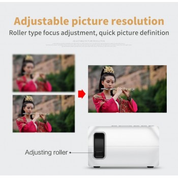 GIGXON HD 1080P LED Multimedia Projector Home Theater Cinema
