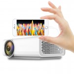 Portable Mini Video Projector HD 1080P 2200 Lumens Multimedia LCD Home Theater Projector W/HDMI Cable Support HDMI USB SD Card